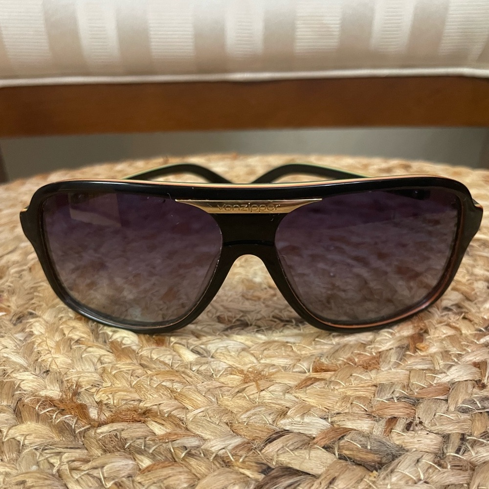 Von Zipper Black Aviator Sunglasses